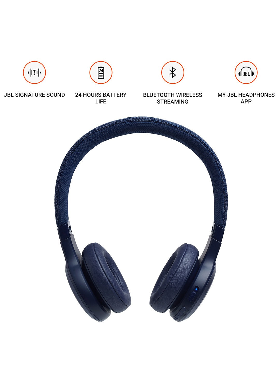 Wireless On-Ear Headphones - Onesize - Blue