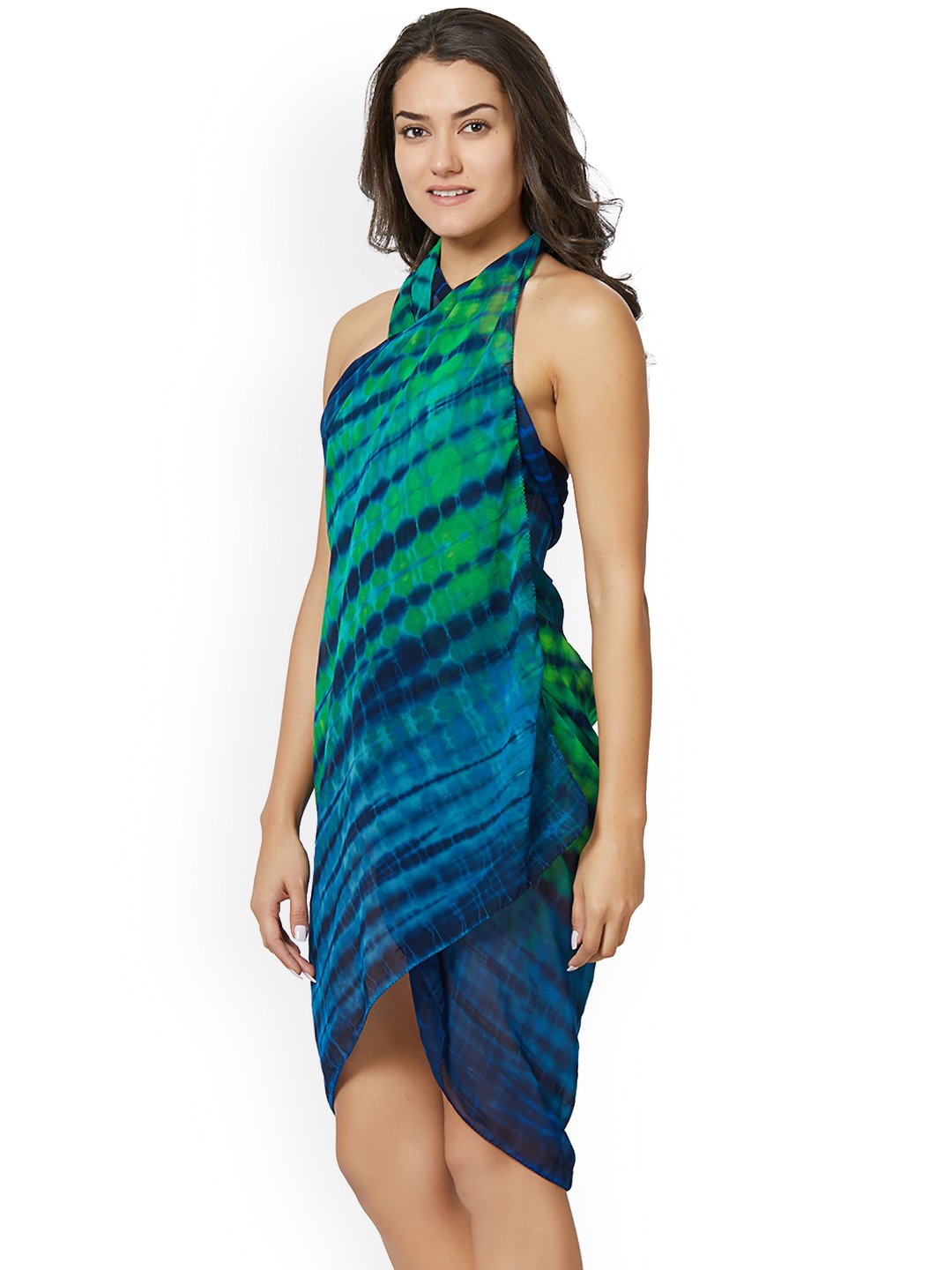 Green & Blue Dyed Sarong