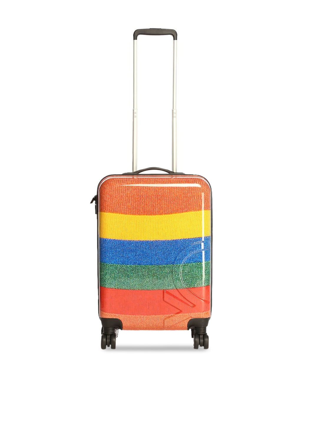 Striped Trolley Bag - Cabin -  Multi Color Stripes