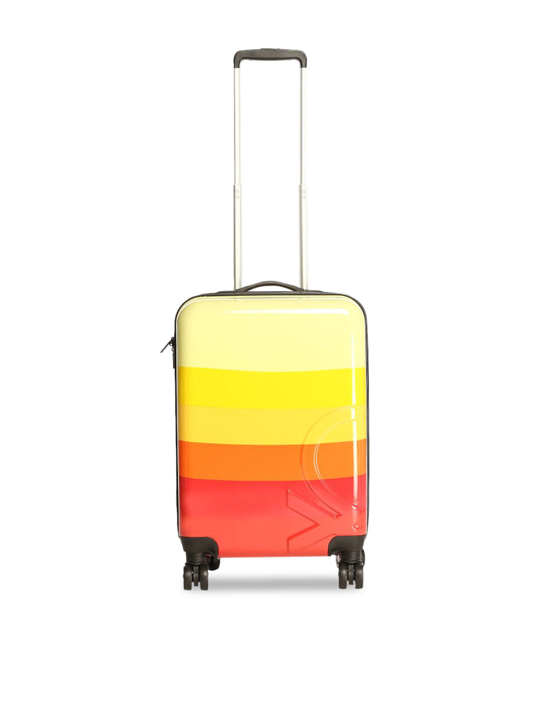 Striped Trolley Bag - Cabin -  Red & Yellow Stripes