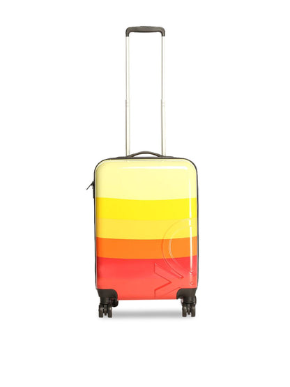 Striped Trolley Bag - Cabin -  Red & Yellow Stripes