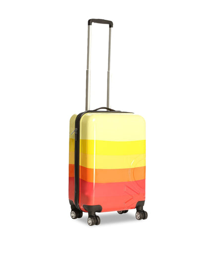 Striped Trolley Bag - Cabin -  Red & Yellow Stripes