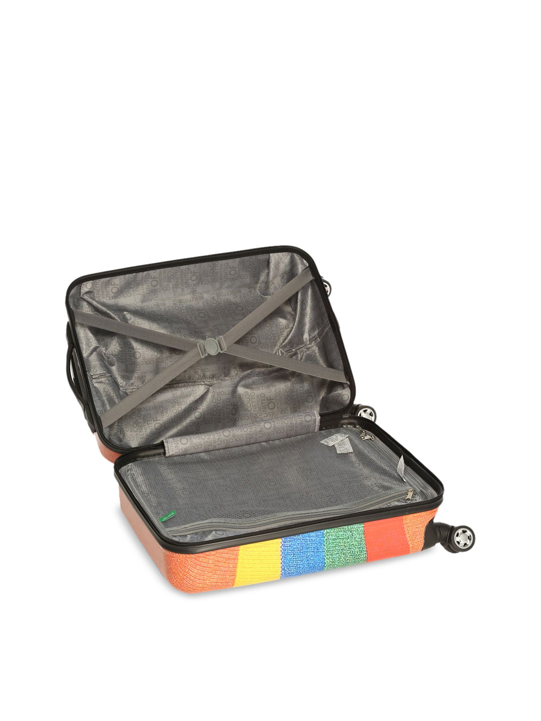 Striped Trolley Bag - Cabin -  Multi Color Stripes