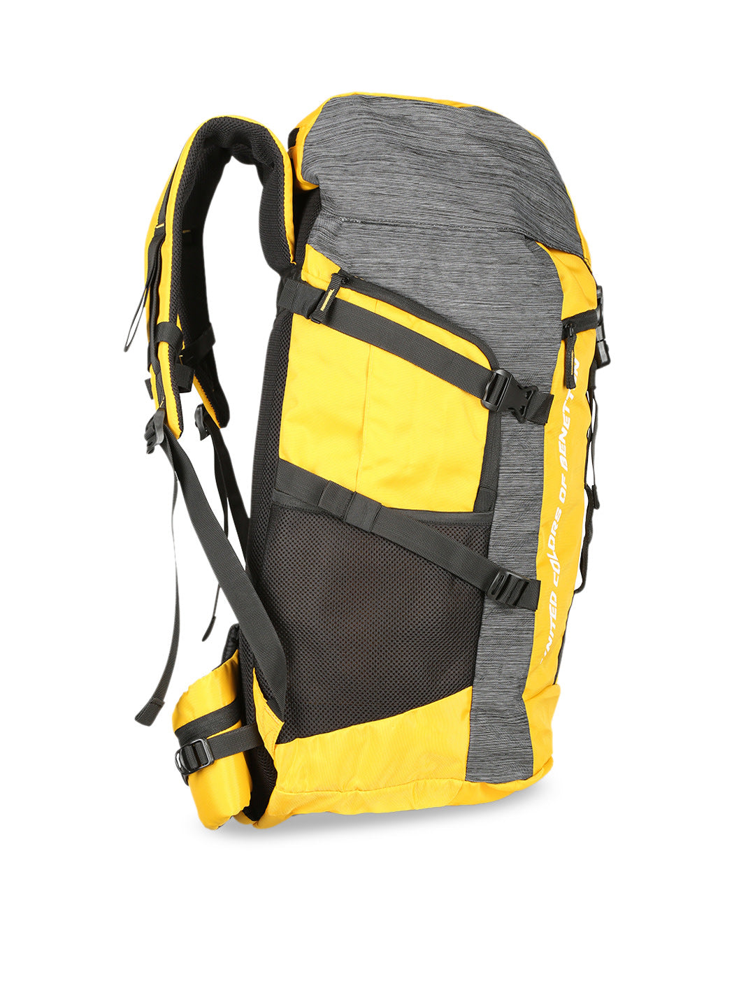 Unisex Large 60 Litres Rucksack - Yellow & Grey