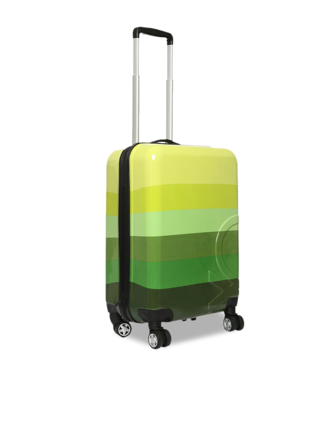 Striped Trolley Bag - Cabin -  Yellow & Green Stripes