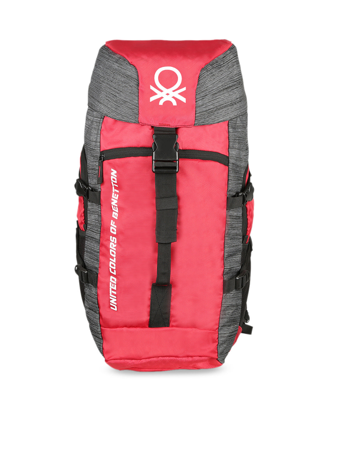 Unisex Large 60 Litres Rucksack - Red & Grey