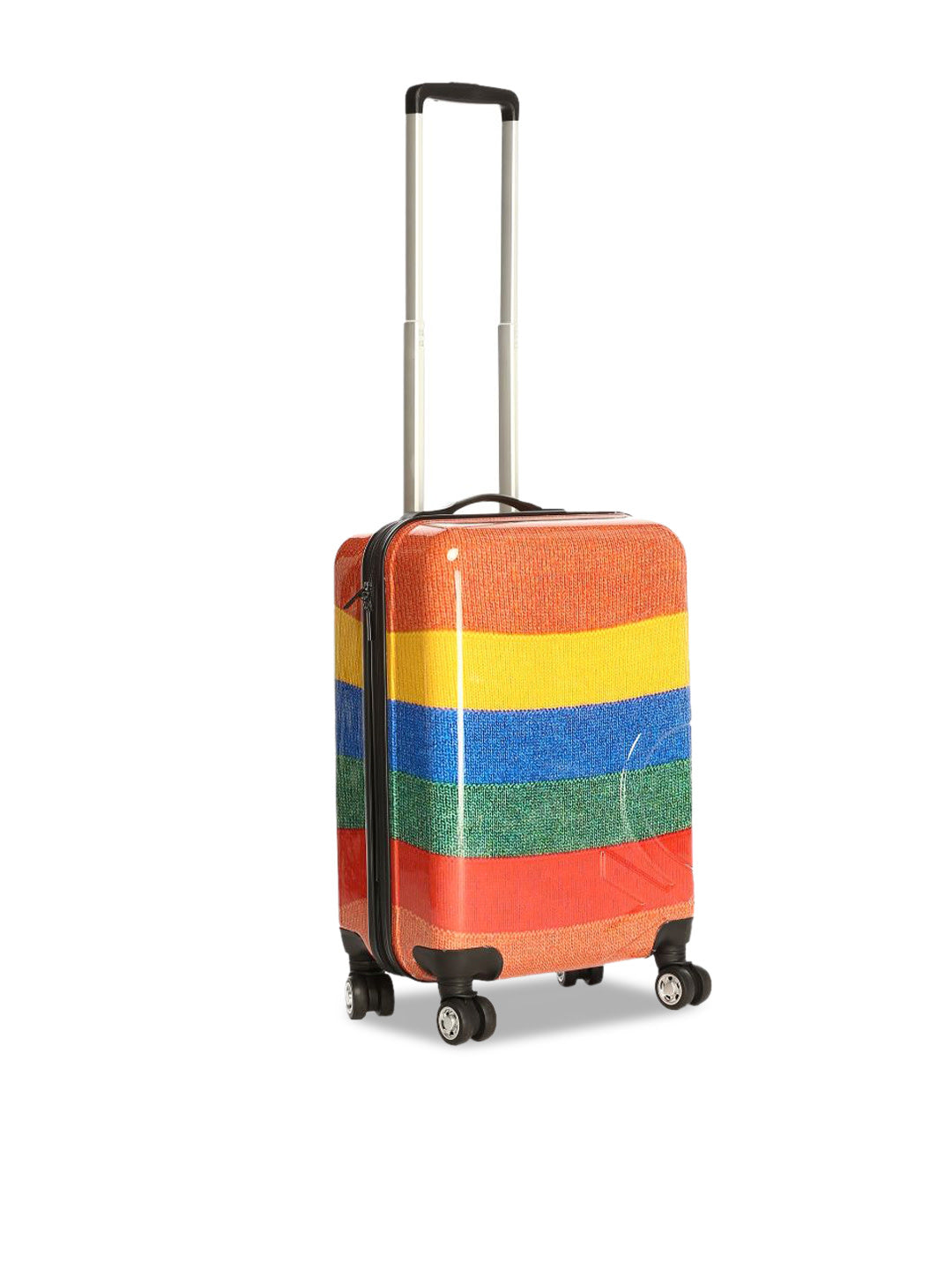 Striped Trolley Bag - Cabin -  Multi Color Stripes