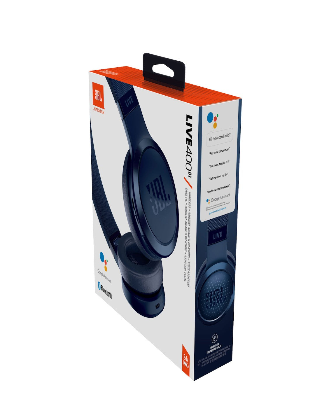 Wireless On-Ear Headphones - Onesize - Blue