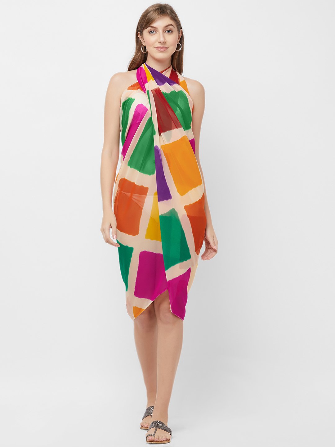 Multi-Coloured Wrap Sarong