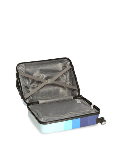 Striped Trolley Bag - Cabin -  Blue Colourblocks