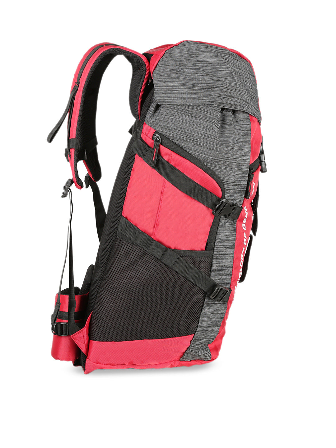 Unisex Large 60 Litres Rucksack - Red & Grey