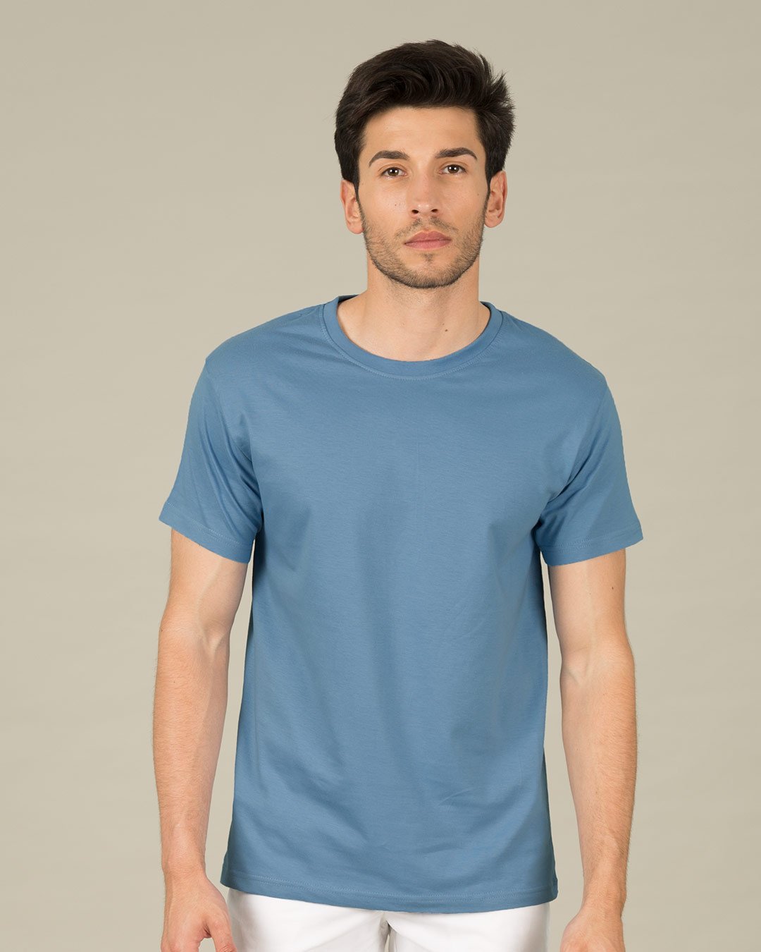 100% Cotton Blank T-shirts - for him - Island Blue