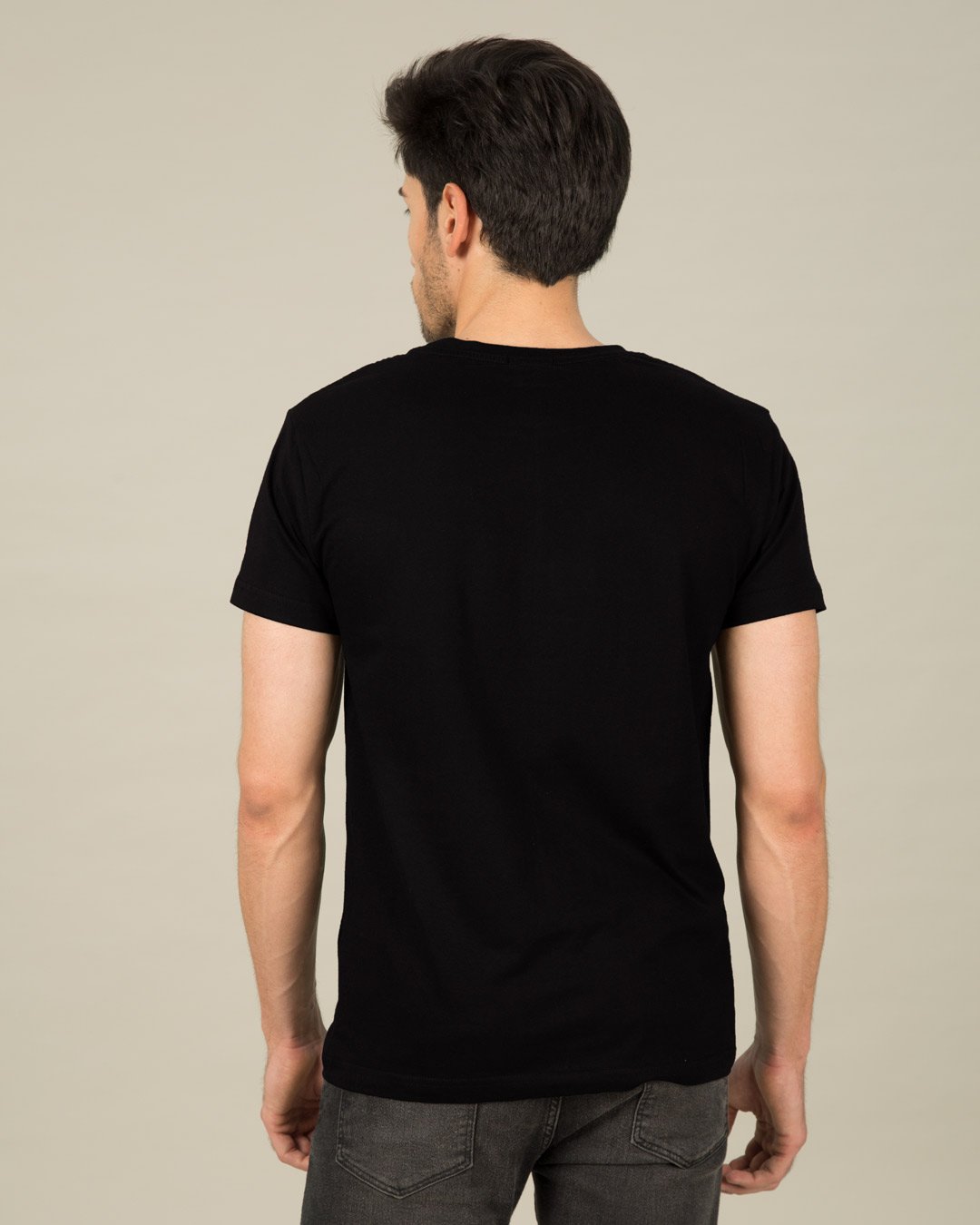 100% Cotton Blank T-shirts - for him - Jet Black